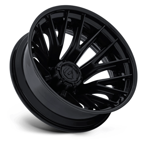 Fuel Offroad D406 CATALYST DUALLY Matte Black W/ Gloss Black Lip 24x8.25 -202 8x200mm 142mm - Wheelwiz