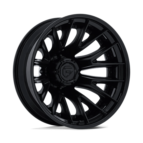 Fuel Offroad D406 CATALYST DUALLY Matte Black W/ Gloss Black Lip 24x8.25 -221 8x210mm 154.3mm - Wheelwiz