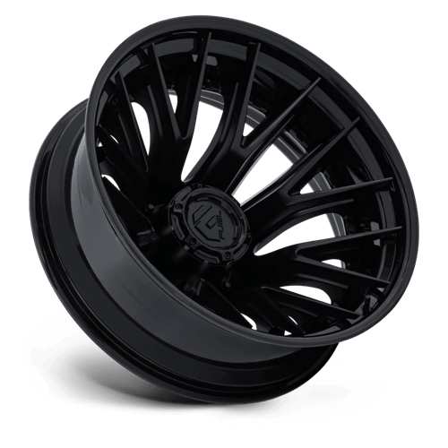 Fuel Offroad D406 CATALYST DUALLY Matte Black W/ Gloss Black Lip 24x8.25 -221 8x210mm 154.3mm - Wheelwiz