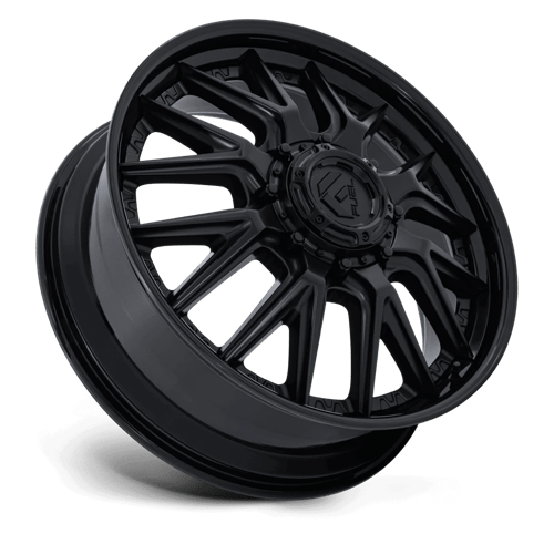 Fuel Offroad D406 CATALYST DUALLY Matte Black W/ Gloss Black Lip 20x8.25 +105 8x200mm 142mm - Wheelwiz
