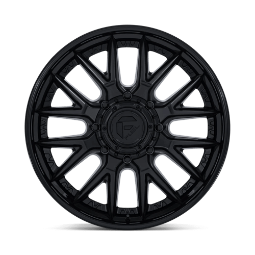Fuel Offroad D406 CATALYST DUALLY Matte Black W/ Gloss Black Lip 20x8.25 +105 8x210mm 154.3mm - Wheelwiz