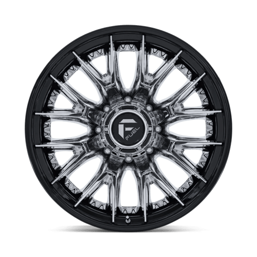 Fuel Offroad D407 CATALYST DUALLY Chrome W/ Gloss Black Lip 20x8.25 -202 8x200mm 142mm - Wheelwiz