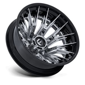 Fuel Offroad D407 CATALYST DUALLY Chrome W/ Gloss Black Lip 20x8.25 -221 8x210mm 154.3mm - Wheelwiz