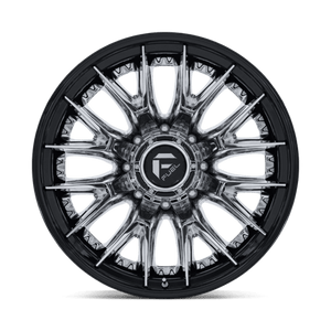 Fuel Offroad D407 CATALYST DUALLY Chrome W/ Gloss Black Lip 24x8.25 -221 8x210mm 154.3mm - Wheelwiz