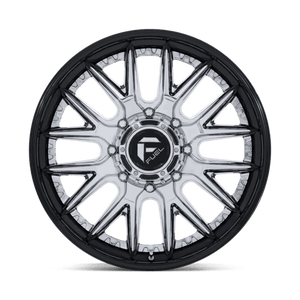 Fuel Offroad D407 CATALYST DUALLY Chrome W/ Gloss Black Lip 20x8.25 +105 8x210mm 154.3mm - Wheelwiz