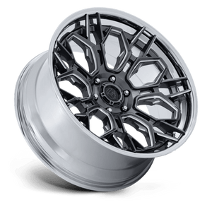 Fuel Offroad FC409 HIVE Gloss Gunmetal W/ Chrome Lip 20x10 -18 6x139.7mm 106.1mm - Wheelwiz