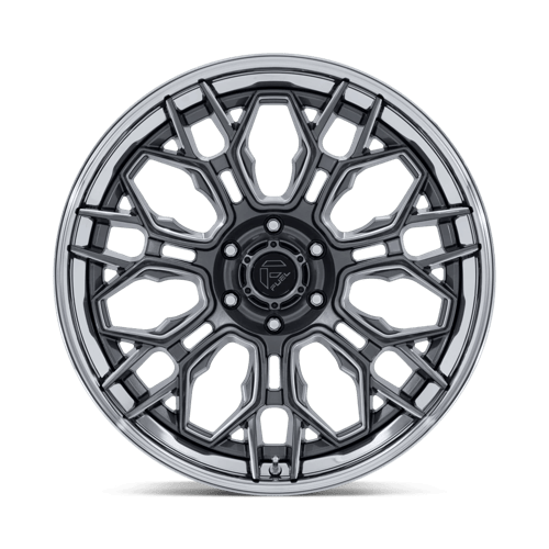 Fuel Offroad FC409 HIVE Gloss Gunmetal W/ Chrome Lip 20x9 +1 6x135mm 87.1mm - Wheelwiz