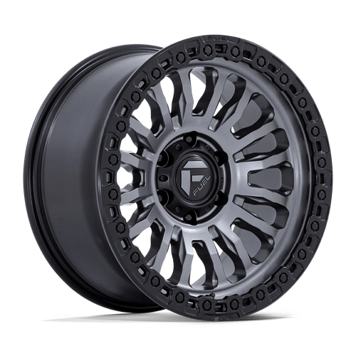 Fuel Offroad FC857 RINCON Matte Gunmetal W/ M-black Lip 17x9 -12 6x139.7mm 106.1mm - Wheelwiz