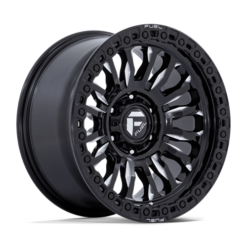 Fuel Offroad FC857 RINCON Gloss Black Milled 17x9 +20 8x170mm 125.1mm - Wheelwiz