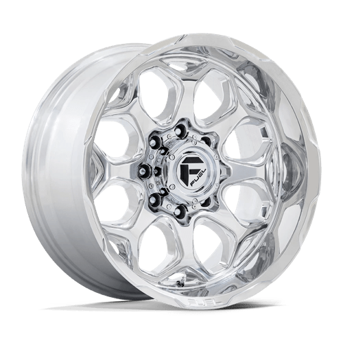 Fuel Offroad FC862 SCEPTER Polished Milled 22x12 -44 8x180mm 124.2mm - Wheelwiz