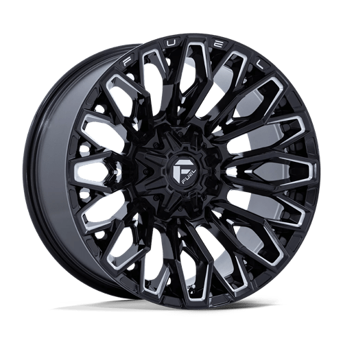 Fuel Offroad FC865 STRIKE Gloss Black Milled 20x9 +1 8x170mm 125.1mm - Wheelwiz