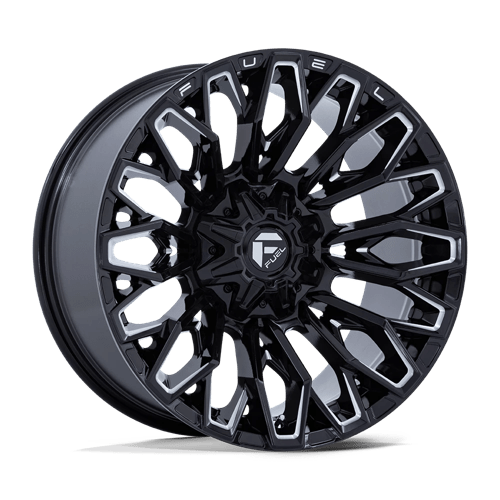Fuel Offroad FC865 STRIKE Gloss Black Milled 20x10 -18 Custom 78.1mm - Wheelwiz