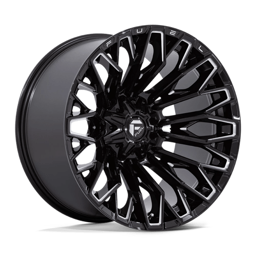 Fuel Offroad FC865 STRIKE Gloss Black Milled 22x12 -44 5x139.7|5x150mm 110.1mm - Wheelwiz
