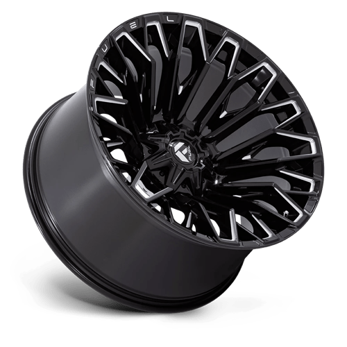 Fuel Offroad FC865 STRIKE Gloss Black Milled 22x12 -44 5x127|5x139.7mm 87.1mm - Wheelwiz