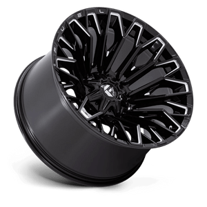 Fuel Offroad FC865 STRIKE Gloss Black Milled 22x12 -44 5x127|5x139.7mm 87.1mm - Wheelwiz