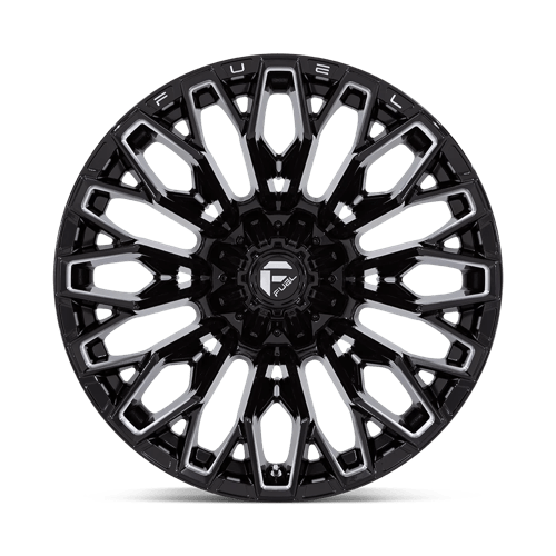Fuel Offroad FC865 STRIKE Gloss Black Milled 22x12 -44 5x139.7|5x150mm 110.1mm - Wheelwiz