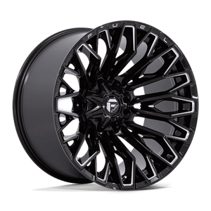 Fuel Offroad FC865 STRIKE Gloss Black Milled 22x12 -44 8x170mm 125.1mm - Wheelwiz