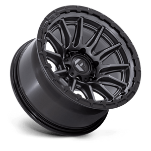 Fuel Offroad FC866 PISTON Matte Gunmetal Gloss Black Lip 22x10 -18 6x135mm 87.1mm - Wheelwiz