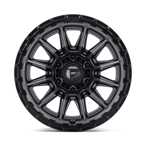 Fuel Offroad FC866 PISTON Matte Gunmetal Gloss Black Lip 22x10 -18 6x139.7mm 106.1mm