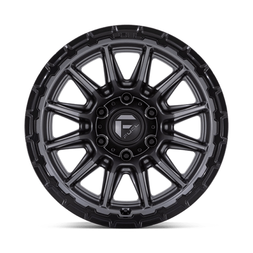 Fuel Offroad FC866 PISTON Matte Gunmetal Gloss Black Lip 20x10 -18 5x127mm 71.5mm