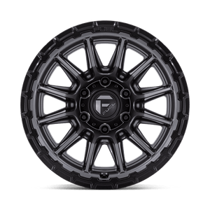 Fuel Offroad FC866 PISTON Matte Gunmetal Gloss Black Lip 20x9 +1 6x139.7mm 106.1mm