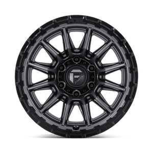 Fuel Offroad FC866 PISTON Matte Gunmetal Gloss Black Lip 22x10 -18 6x139.7mm 106.1mm - Wheelwiz