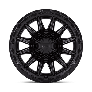 Fuel Offroad FC866 PISTON Blackout W/ Gloss Black Lip 17x8.5 +25 6x139.7mm 106.1mm
