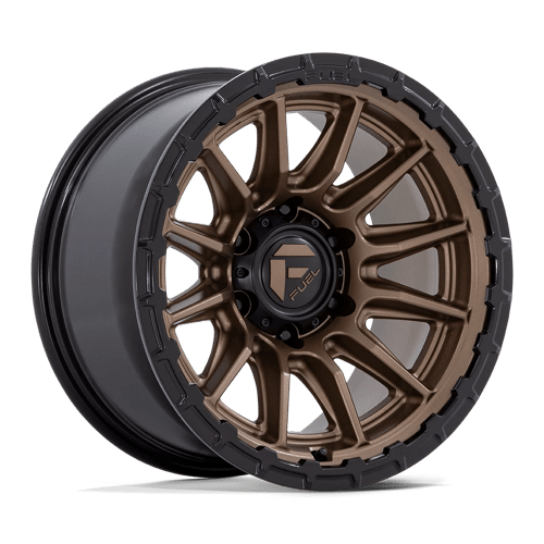 Fuel Offroad FC866 PISTON Matte Bronze W/ Gloss Black Li 17x8.5 +25 6x139.7mm 106.1mm