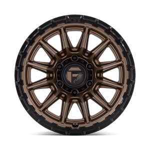 Fuel Offroad FC866 PISTON Matte Bronze W/ Gloss Black Li 17x9 -12 6x139.7mm 106.1mm - Wheelwiz