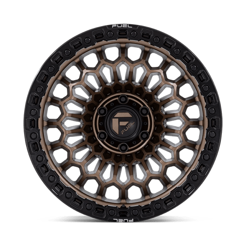 Fuel Offroad FC870 SINISTER Matte Bronze W/ M-blk Lip 20x10 -18 5x127mm 78.1mm - Wheelwiz