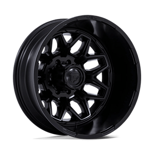 Fuel Offroad D871 FLUX DUALLY Blackout 20x8.25 -201 8x210mm 154.3mm - Wheelwiz