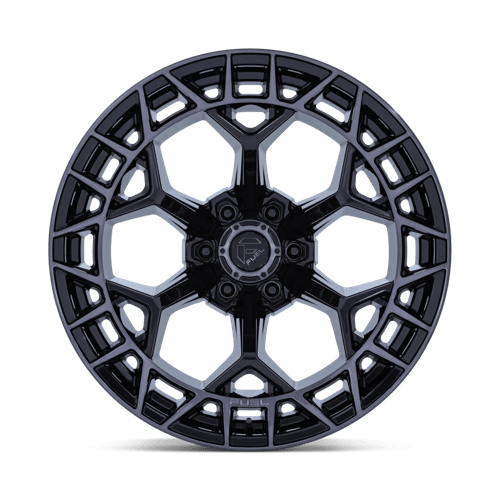 Fuel Offroad FC873 CHARGER Gloss Black Brushed Dark Tint 22x9.5 +18 6x135mm 87.1mm