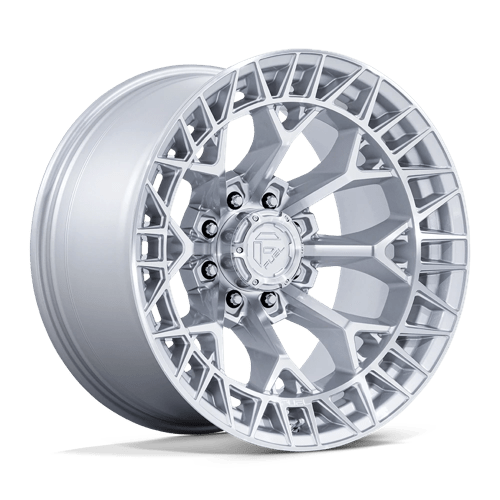 Fuel Offroad FC873 CHARGER Gloss Silver W/ Machined Face 20x10 -18 8x180mm 124.2mm - Wheelwiz