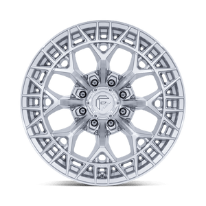 Fuel Offroad FC873 CHARGER Gloss Silver W/ Machined Face 22x12 -44 8x180mm 124.2mm