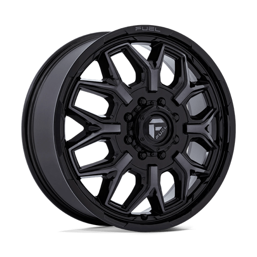 Fuel Offroad D875 FLUX DUALLY Gloss Black Brush Fc Gray Dddt 20x8.25 +104 8x200mm 142mm
