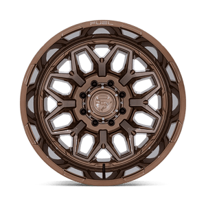 Fuel Offroad D876 FLUX DUALLY Platinum Bronze 20x8.25 -246 8x210mm 154.3mm - Wheelwiz