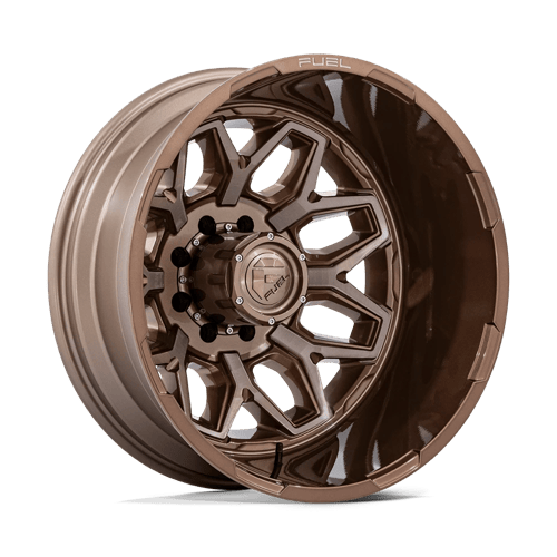 Fuel Offroad D876 FLUX DUALLY Platinum Bronze 20x8.25 +104 8x210mm 154.3mm - Wheelwiz