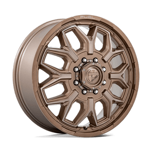 Fuel Offroad D876 FLUX DUALLY Platinum Bronze 22x8.25 +104 8x165.1mm 121.5mm - Wheelwiz