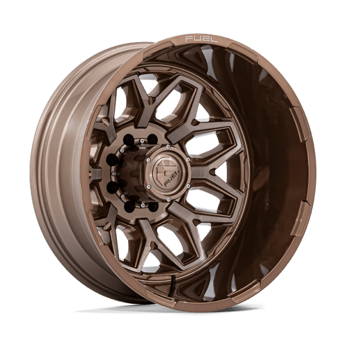 Fuel Offroad D876 FLUX DUALLY Platinum Bronze 22x8.25 -246 8x210mm 154.3mm - Wheelwiz