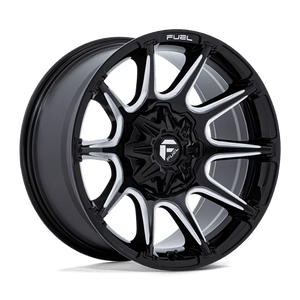 Fuel Offroad FC880 SUPER C Gloss Black Milled 22x12 -44 8x170mm 125.1mm - Wheelwiz