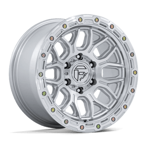 Fuel Offroad FC881 SURGE Gloss Silver W/ Machined Face 18x9 +20 6x135mm 87.1mm