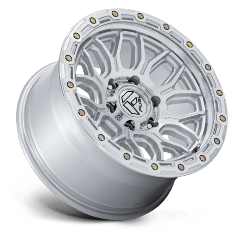 Fuel Offroad FC881 SURGE Gloss Silver W/ Machined Face 17x9 +20 6x114.3mm 66.1mm