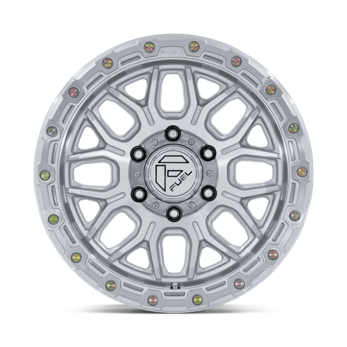 Fuel Offroad FC881 SURGE Gloss Silver W/ Machined Face 20x10 -18 8x165.1mm 125.1mm