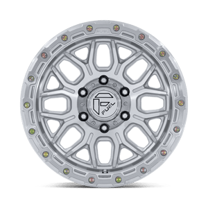 Fuel Offroad FC881 SURGE Gloss Silver W/ Machined Face 17x9 +20 5x127mm 71.5mm - Wheelwiz