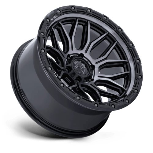 Fuel Offroad FC881 SURGE Gloss Black Machined W/ Gtcc 17x9 +20 5x127mm 71.5mm - Wheelwiz