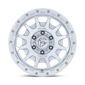 Fuel Offroad FC884 FORTRESS Gloss Silver W/ Machined Face 18x9 +20 6x120mm 66.9mm
