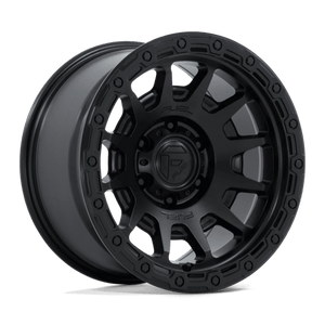 Fuel Offroad FC884 FORTRESS Matte Black W/ Gloss Black Lip 18x9 +20 6x135mm 87.1mm - Wheelwiz