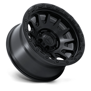 Fuel Offroad FC884 FORTRESS Matte Black W/ Gloss Black Lip 18x9 +1 6x139.7mm 106.1mm - Wheelwiz
