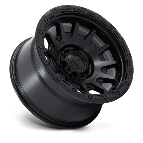 Fuel Offroad FC884 FORTRESS Matte Black W/ Gloss Black Lip 18x9 +20 6x114.3mm 66.1mm - Wheelwiz