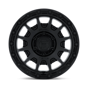 Fuel Offroad FC884 FORTRESS Matte Black W/ Gloss Black Lip 18x9 +20 6x139.7mm 106.1mm - Wheelwiz